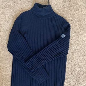 SOUTHPOLE Navy Blue Turtleneck Knit Sweater